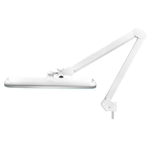 Elegante 801-l LED verkstadslampa med justerbart stativ. vit ljusintensitet