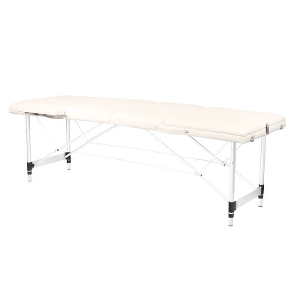 Activ Fizjo 3-segments krämfällbart komfortmassagebord i aluminium