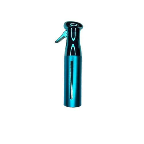 E24 Elegant aluminium VIVATOP MISTY SPRAYER 300 ml i turkis - moderne design og funktionalitet til plante- og læderpleje