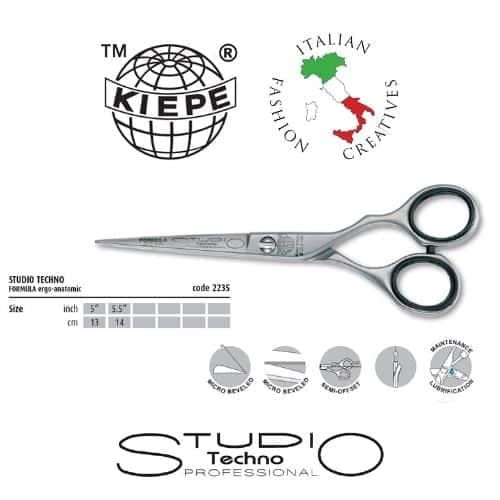 Parturisakset 5.5" STUDIO TECHNO FORMULA offset-sarjat