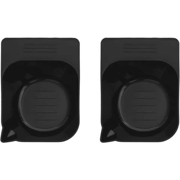 Ställbar frisörassistentvagn 400 x 400 mm + 2 skålar