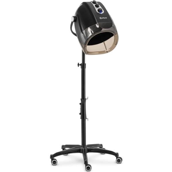 Hjälmfön med jonisering, stående, 70 C, 1000 W - svart