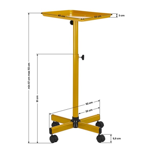 Gabbiano frisörassistent L-121G guld