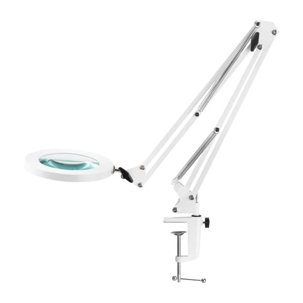 Glow 308 LED-förstoringslampa för bordsskiva, vit USB