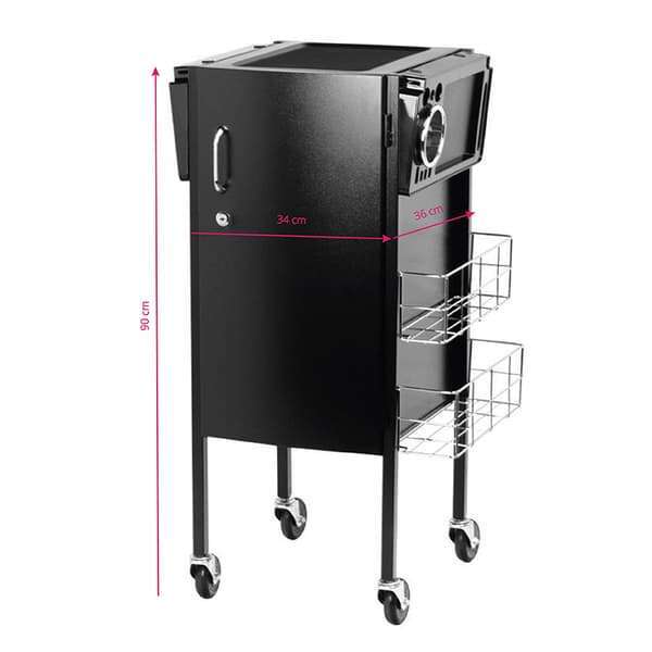 Gabbiano frisörassistent Deluxe 500 svart