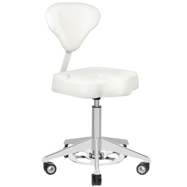 Azzurro 156-F bump-up kosmetisk skammel, hvid