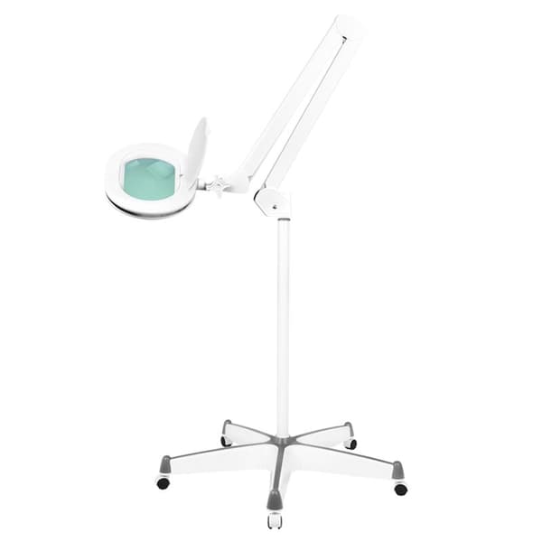 Elegante 6028 60 LED 5D suurennuslamppu säädettävällä jalustalla. valon intensiteetti