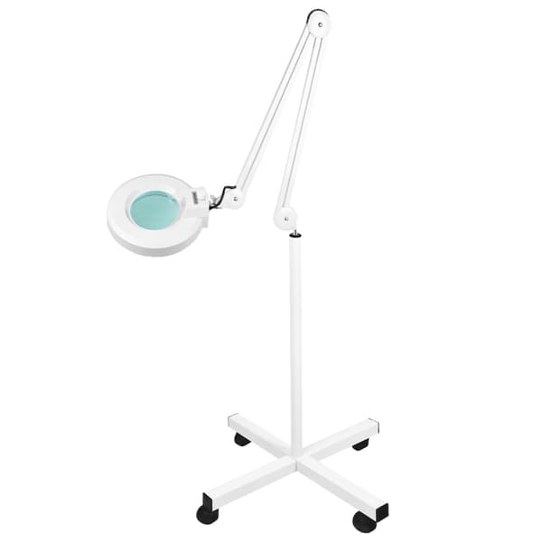 LED suurennuslamppu S4 + LED säädettävä kolmijalka. valon intensiteetti
