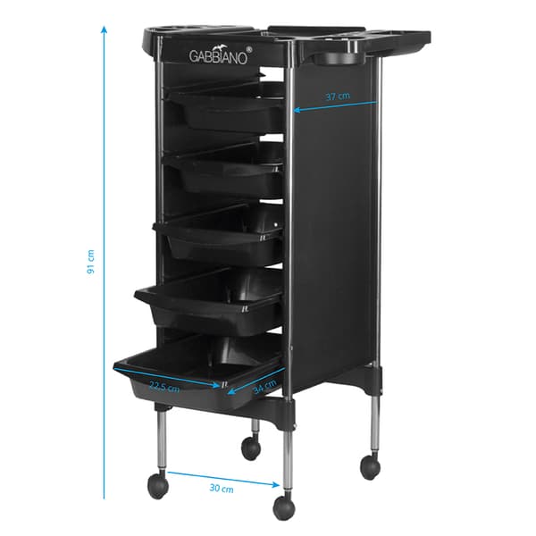 Gabbiano frisørassistent FX11-5 sort