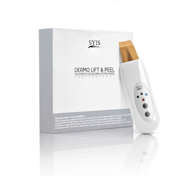 Syis enhet Dermo Lift&Peel skinscrubber guldspatel