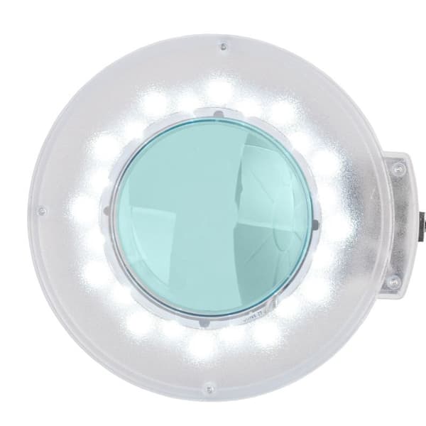 LED förstoringslampa S5 + LED justerbart stativ. vit ljusintensitet