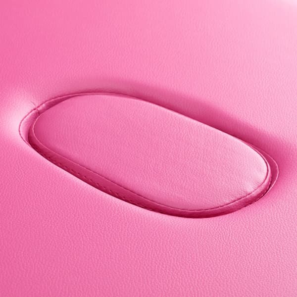 Fällbart massagebänk aluminium komfort Activ Fizjo 2 segment rosa