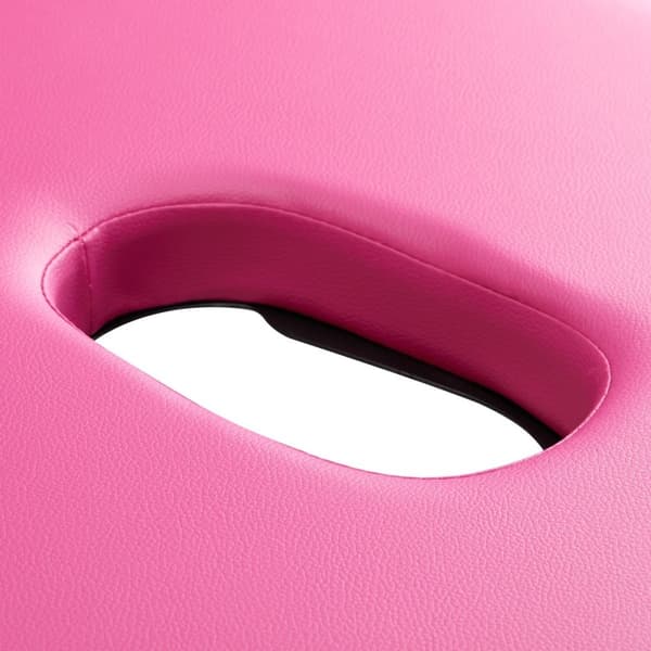 Fällbart massagebänk aluminium komfort Activ Fizjo 2 segment rosa