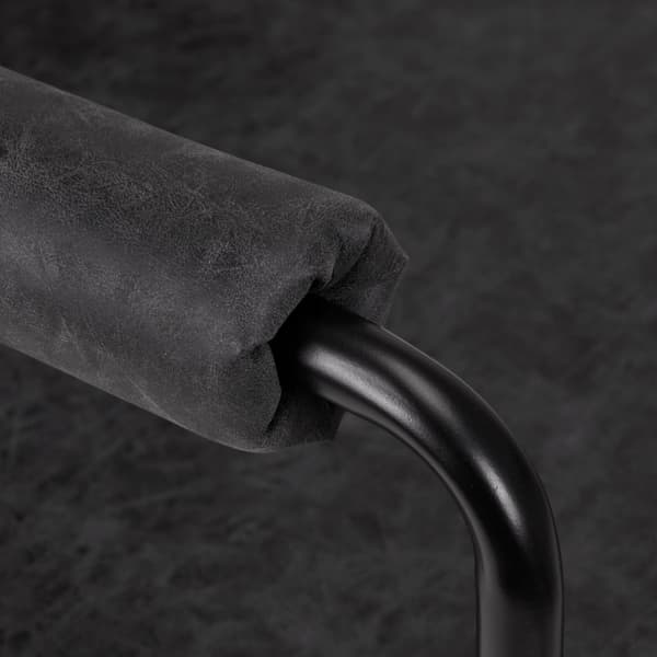 Gabbiano frisørstol Katania Loft Old Leather sort