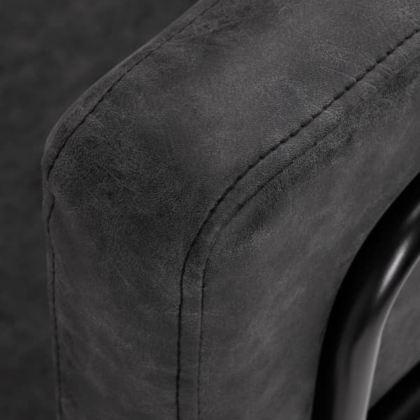 Gabbiano frisørstol Katania Loft Old Leather sort