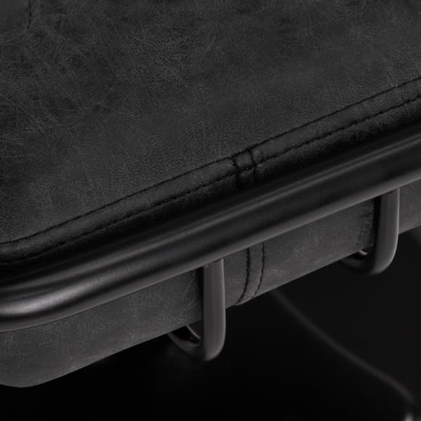 Gabbiano frisørstol Katania Loft Old Leather sort