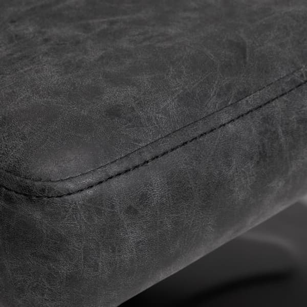 Gabbiano frisørstol Katania Loft Old Leather sort