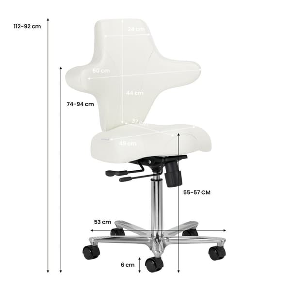 Azzurro Special 152 hvid kosmetikstol