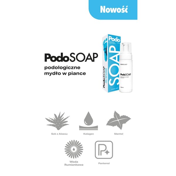 Podoland Podosoap fodplejeskumsæbe 100 ml