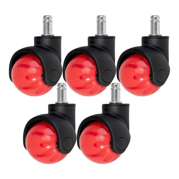 Roll Speed Ball push-fit taburet hjulsæt med 5 stk