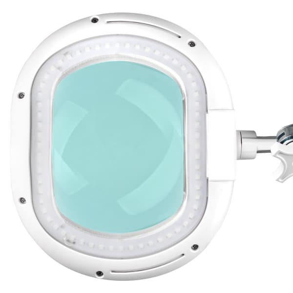 Elegante 6028 60 LED 5D forstørrelsesglas lampe til justerbar bordplade. lysintensitet