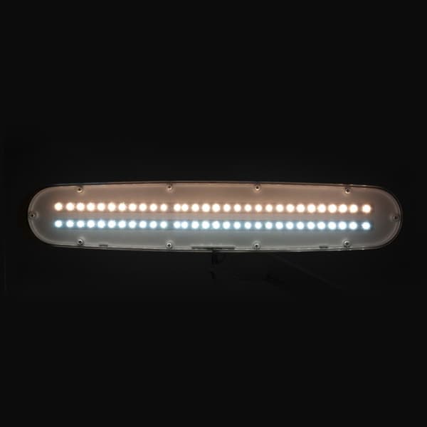 Elegante 801-tl LED værkstedslampe med justerbar skruestik hvid lysintensitet og farve