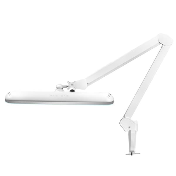 Elegante 801-tl LED værkstedslampe med justerbar skruestik hvid lysintensitet og farve