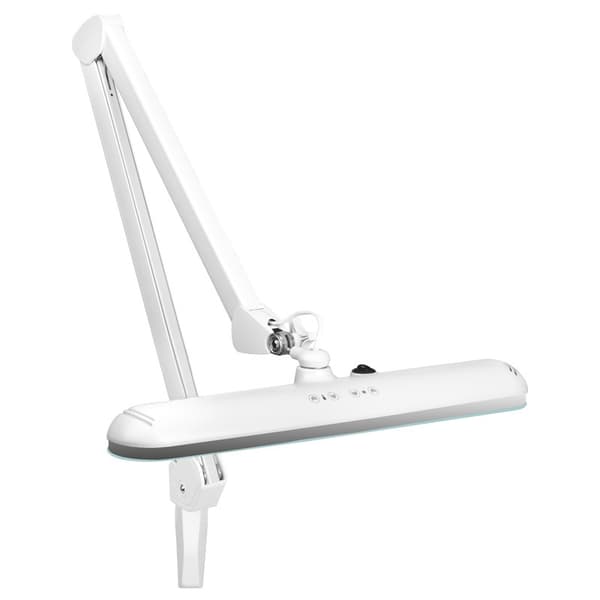 Elegante 801-tl LED værkstedslampe med justerbar skruestik hvid lysintensitet og farve