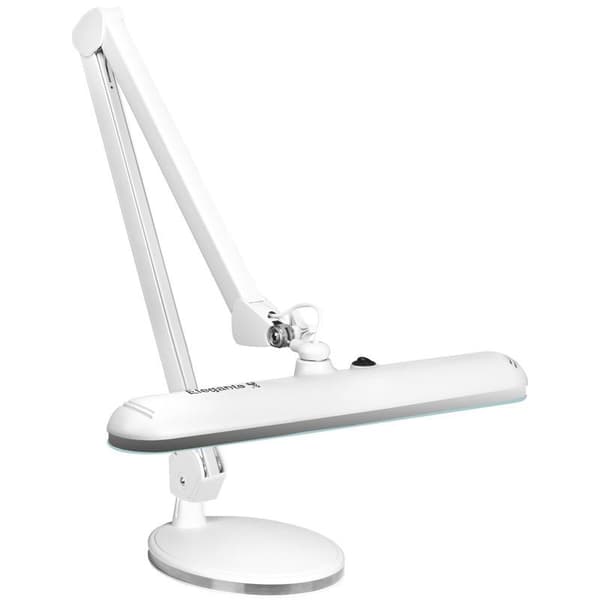 Elegante 801-s LED-verkstadslampa med vit standardfot