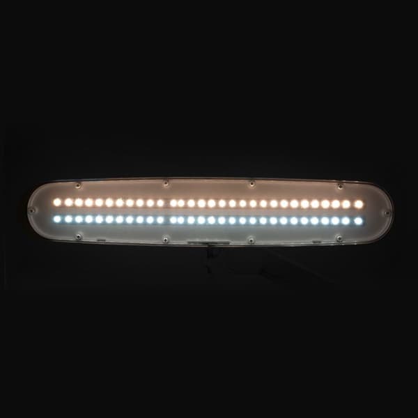 Elegante 801-tl LED verkstadslampa med justerbar sockel. vitt ljusintensitet och färg