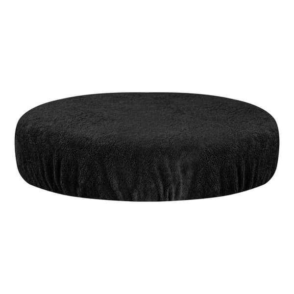 Frotekankainen jakkarapäällinen musta