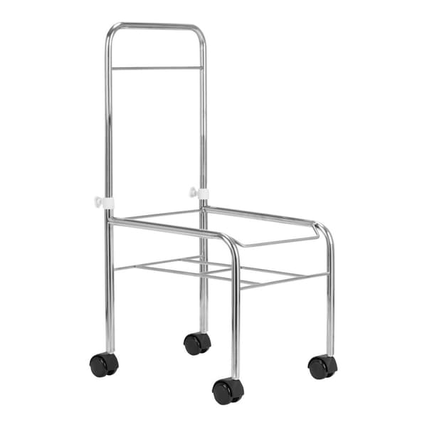 Pedikyyrisuihkuallas pyörillä kromi