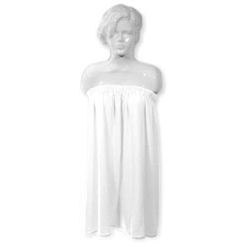 Terry Cloth Cape White