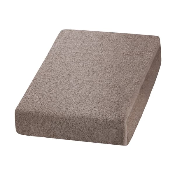 Beige frotté lagen