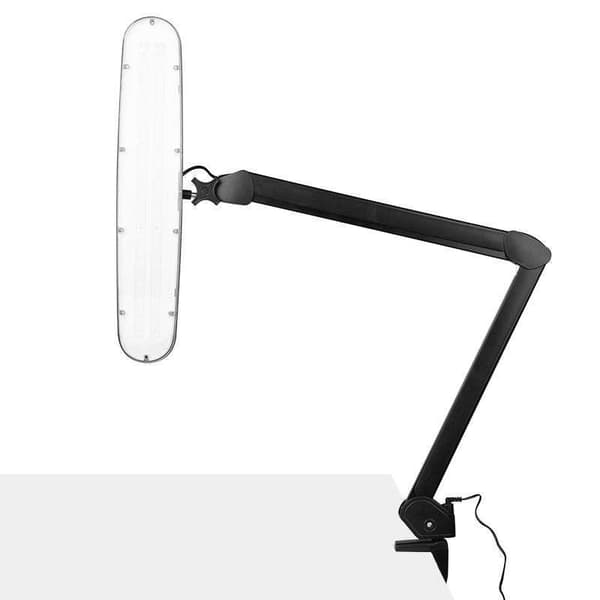 Elegante 801-tl LED værkstedslampe med justerbar skruestikintensitet og farve af lys sort