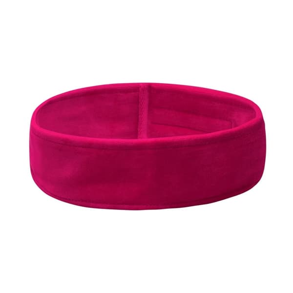 Kosmetisk pandebånd fløjl fuchsia