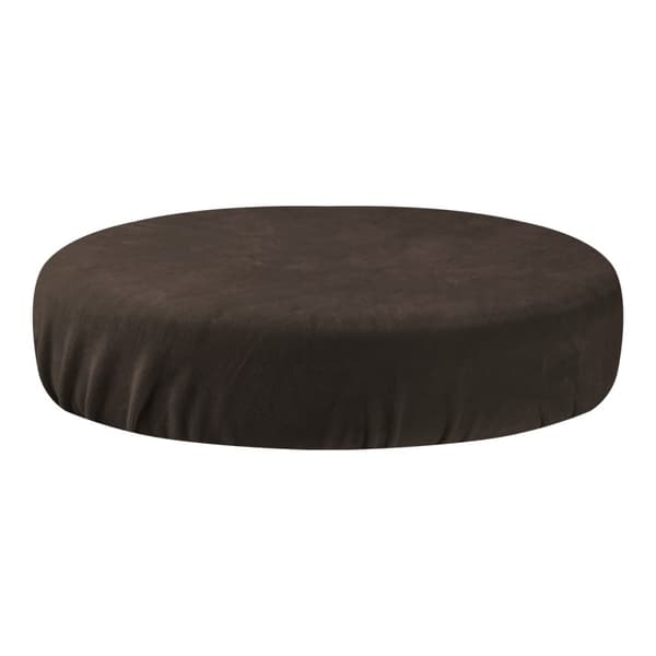 Pallöverdrag i brun sammet