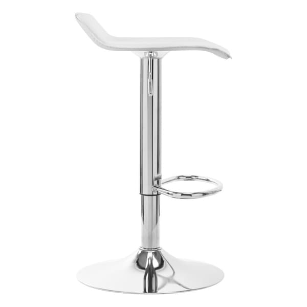 4Rico Barpall QS-B08 eko läder vit