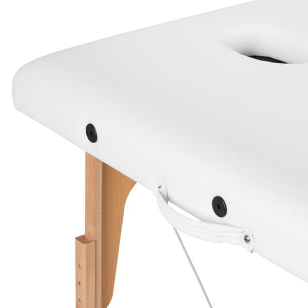 Fällbart massagebänk, trä, Komfort Activ, Fizjo Lux, 3-segment, 190x70, VIT