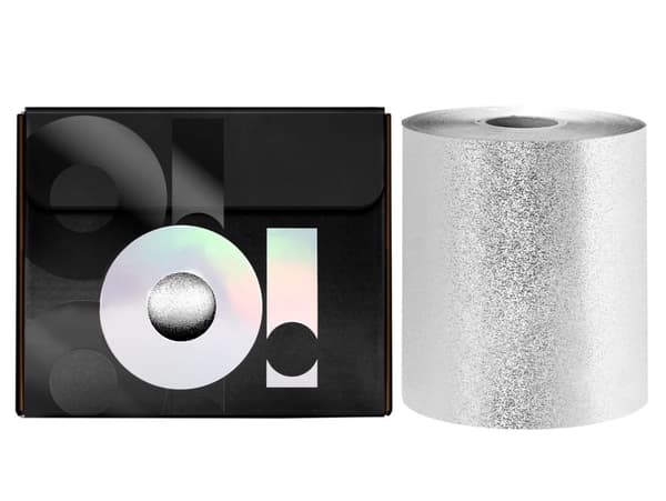 OM! VERKTYG Aluminiumfolie korrugerad rulle SILVER MOON 100m