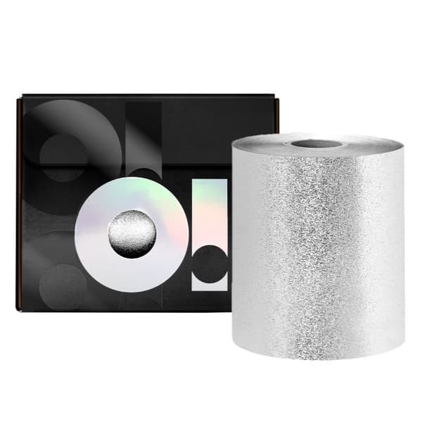 OM! VERKTYG Aluminiumfolie korrugerad rulle SILVER MOON 100m
