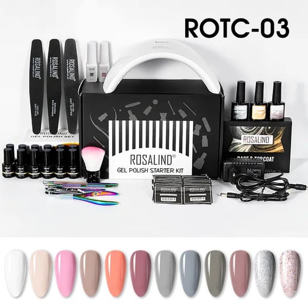 Nagelverktygssatser, Gel Polish Set, Manikyr Nagelkonst, ROTC-03
