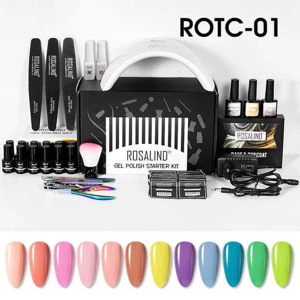 Nagelverktygssatser, Gel Polish Set, Manikyr Nagelkonst, ROTC-01