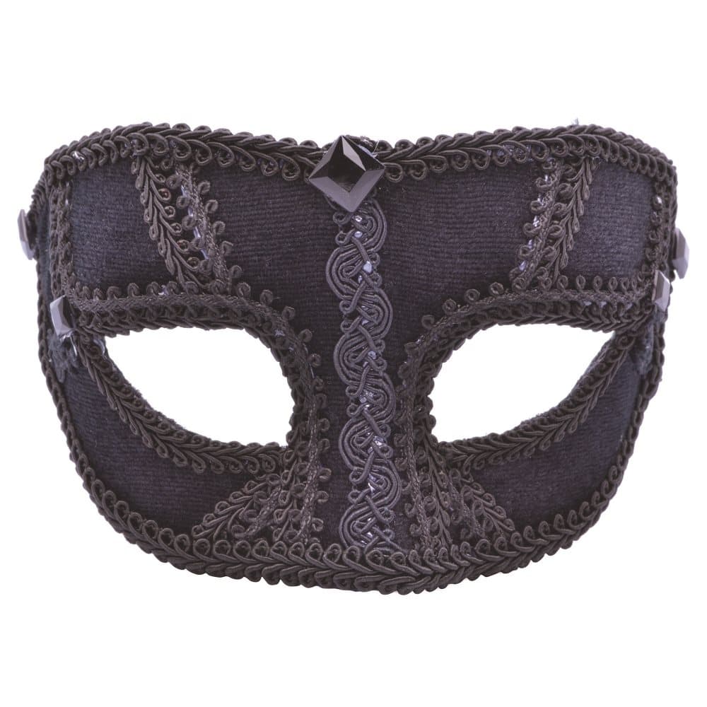 Bristol Novelty Mens Velvet Eye Mask