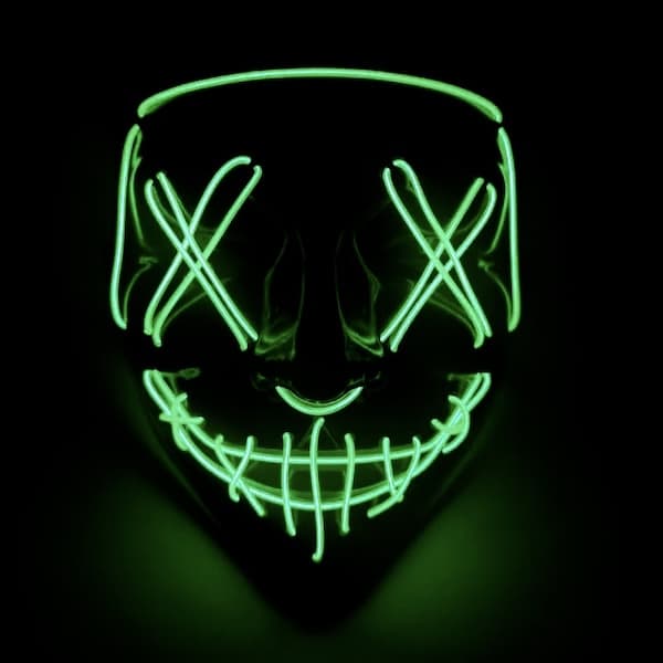 El Wire Purge LED Mask