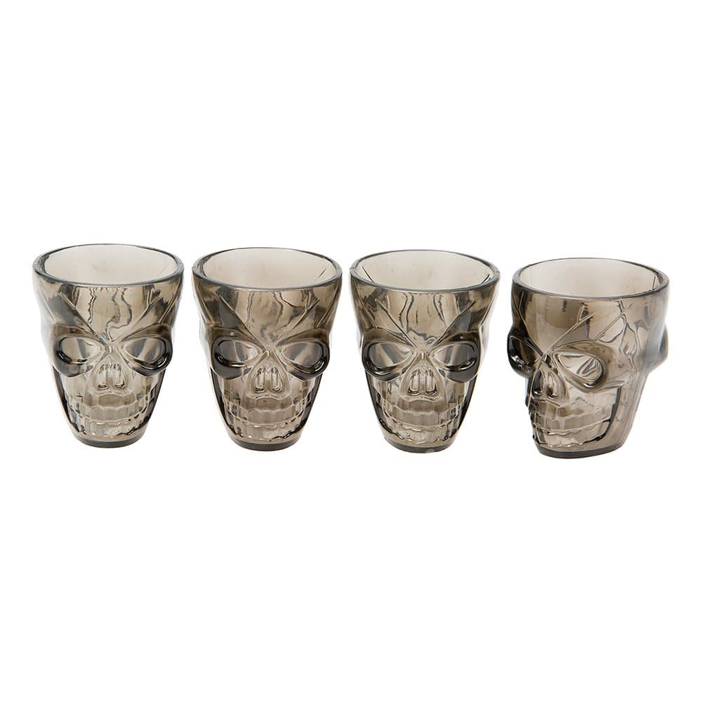 Dödskalle Shotglas i Plast
