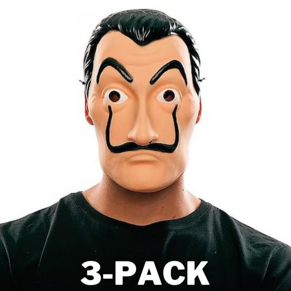 La Casa De Papel Mask Halloween 3-Pack