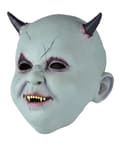 Miniatyrbild 3 av 3: Besatt Djävuls Baby Mask Med Horn