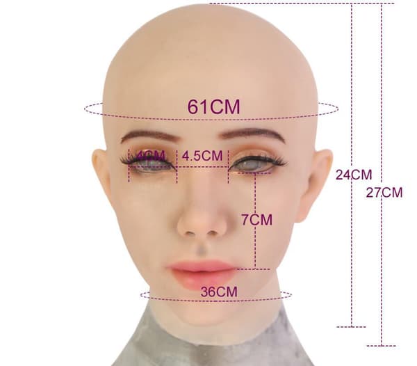Cathy ansigtsmaske Realistisk blød silikone kvindemaske til maskerade Halloween maske til crossdresser Drag Queen Transgender 4G