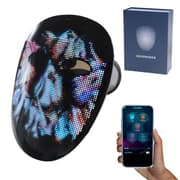 2022 Light Up Mask para Halloween Coolest Mask Led Mask con WIFI programable para disfraces Cosplay Party Masquerade
